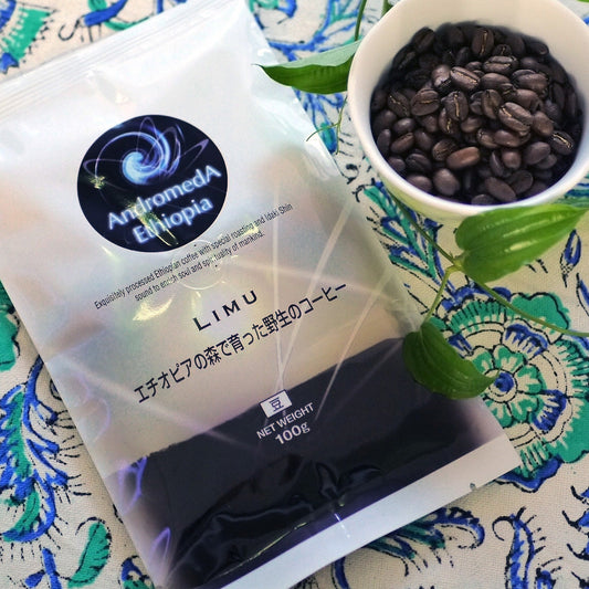 豆100g アンドロメダエチオピアコーヒー リム