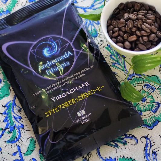 豆100g アンドロメダエチオピアコーヒー ヤルガッチャフェ