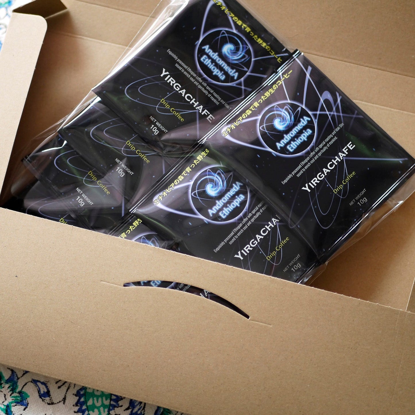 ドリップバック10個 アンドロメダエチオピアコーヒー ヤルガッチャフェ